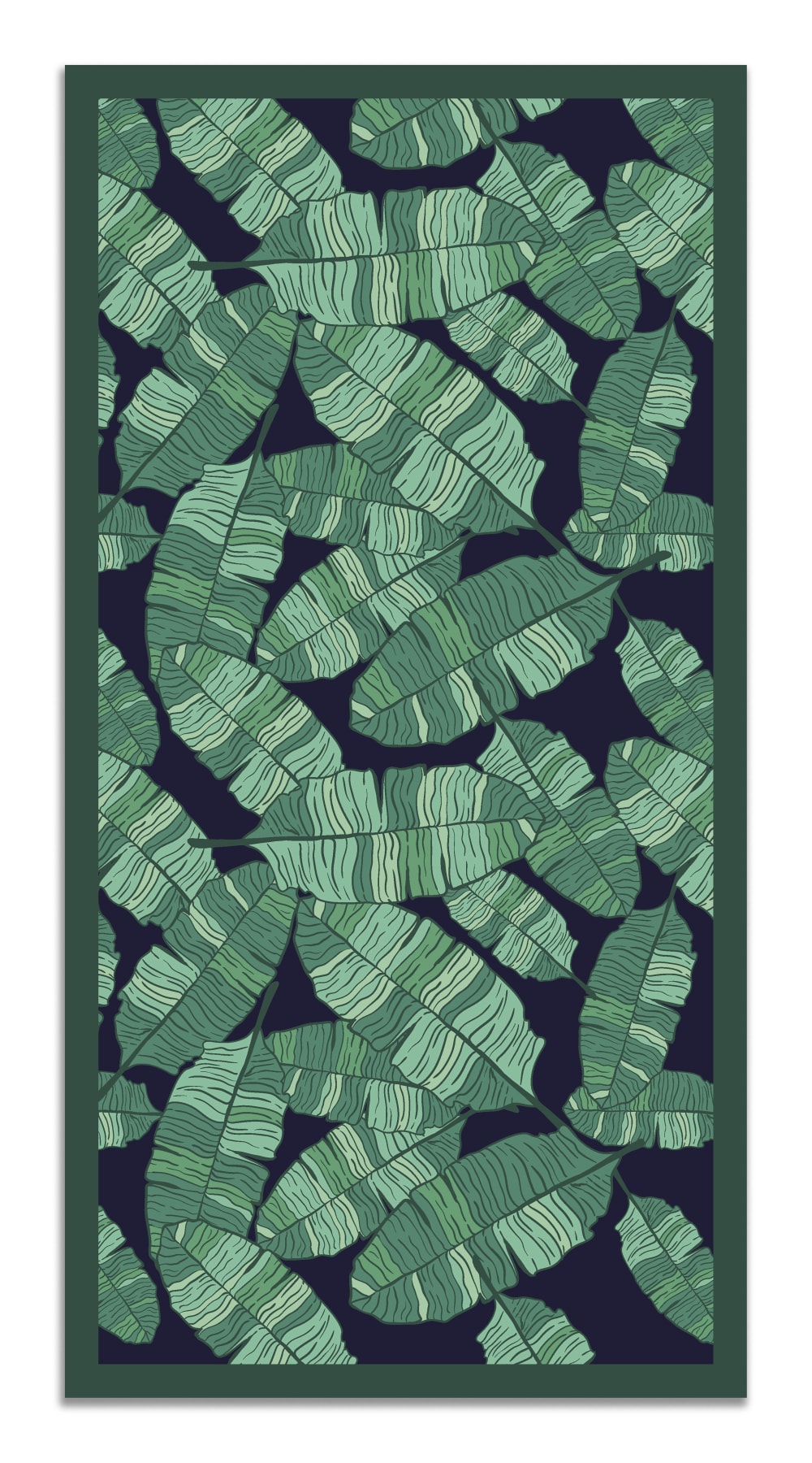 Alfombra vinílica hojas platanero 80 x 200 cm