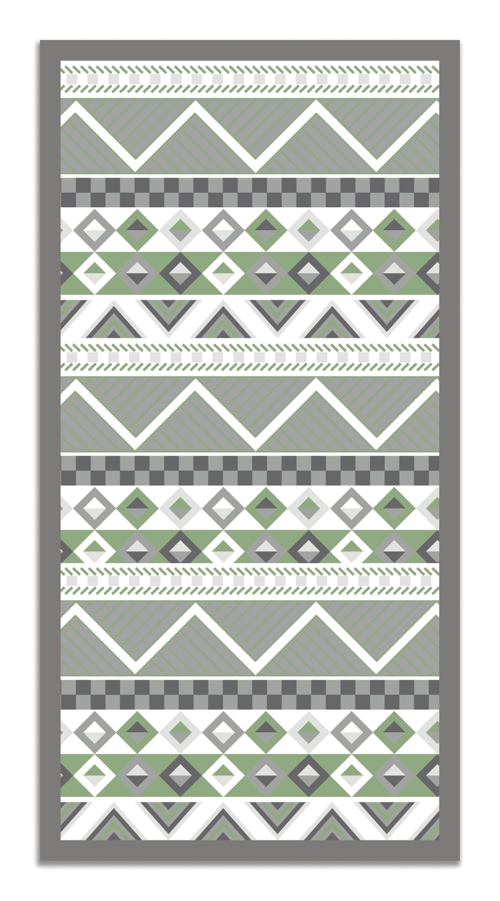 Tapis vinyle aztèque