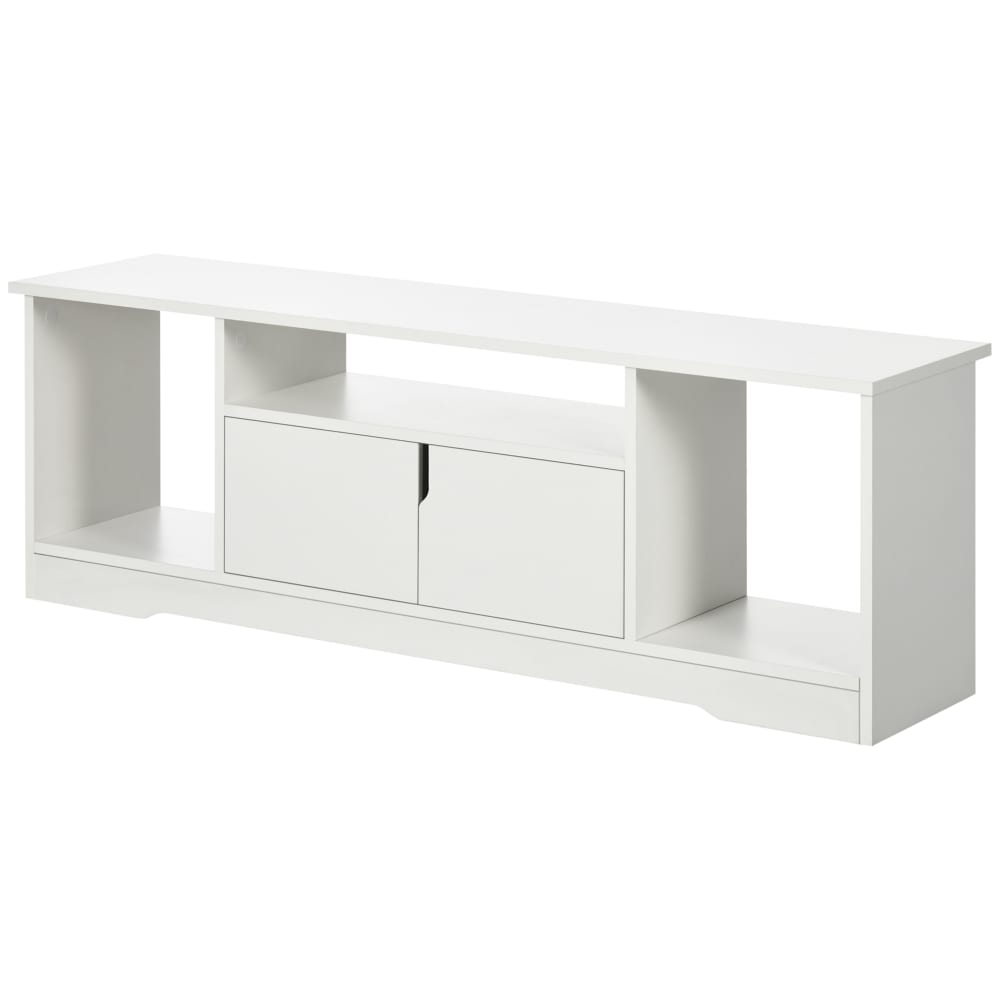 Mobile porta tv fino a 42'' con armadietto bianco - Homcom