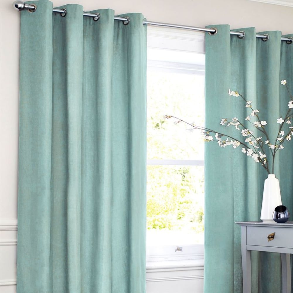 The Deco Factory Vorhang Baumwolle Blau 140x250 Blau Baumwolle
