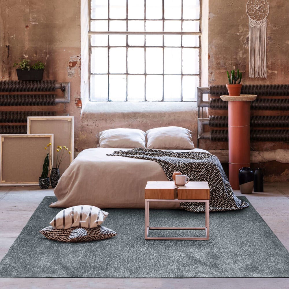 Tapis lumineux gris orage 120x170 — vue 3