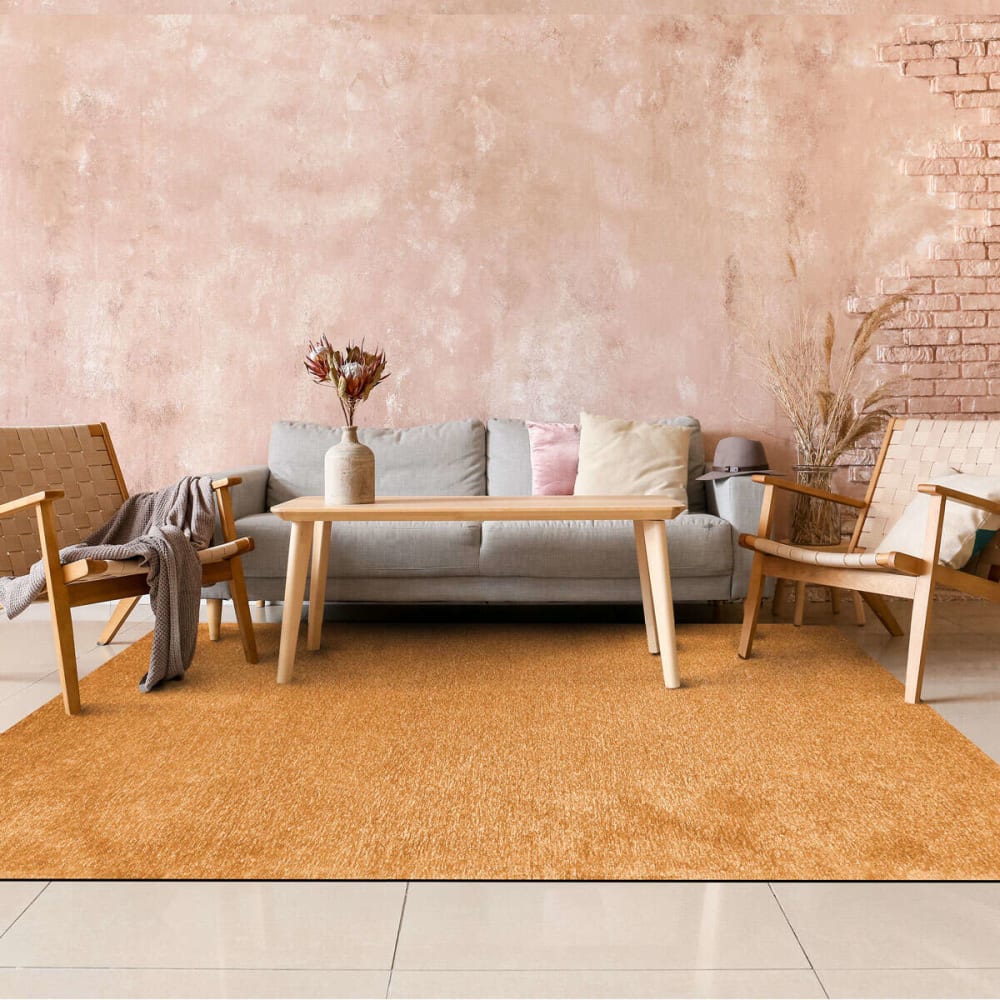 Tapis lumineux ocre 160x230 — vue 3
