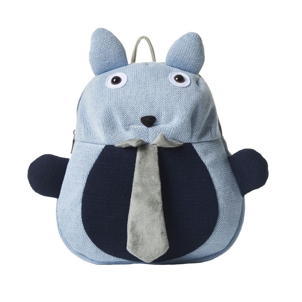 Zaino Mouse 100% cotone grigio 35X11X37cm - Cotone