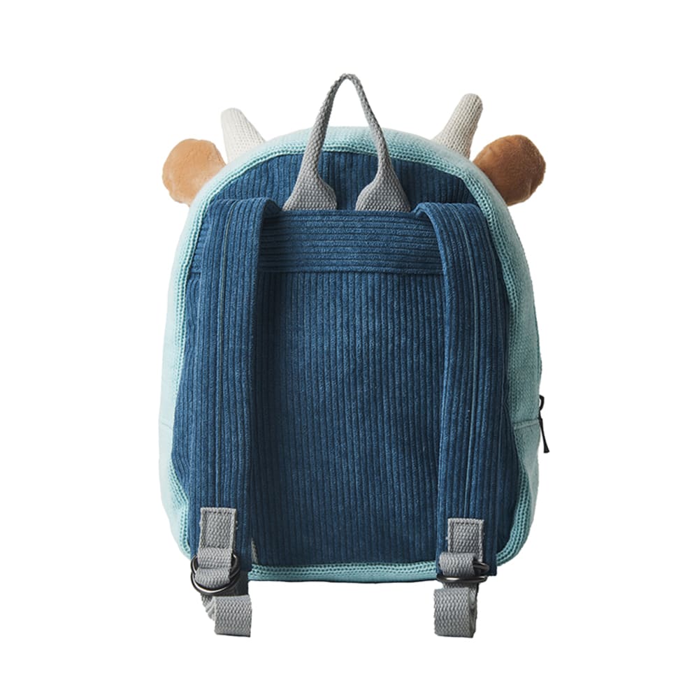 Zaino Milka 100% cotone  blu 27X12X23cm - Crochetts
