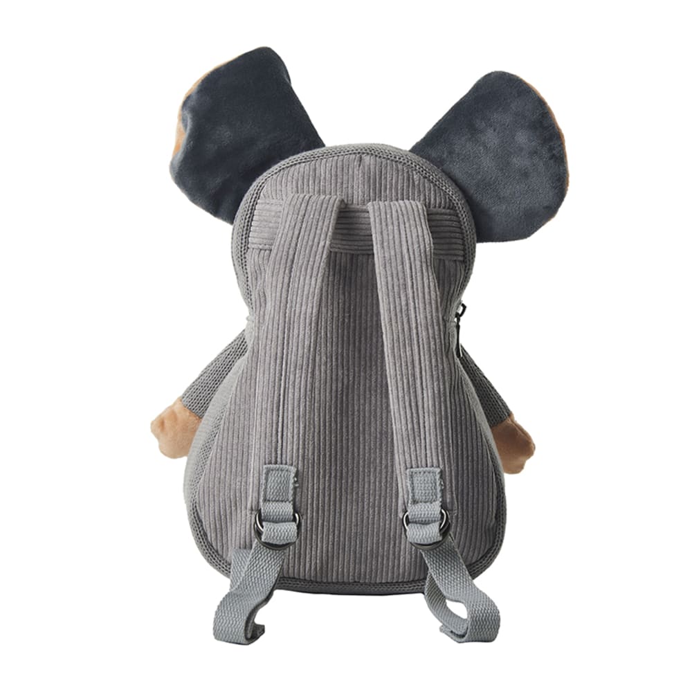 Zaino Ratita 100% cotone grigio 46X8X22cm - Crochetts