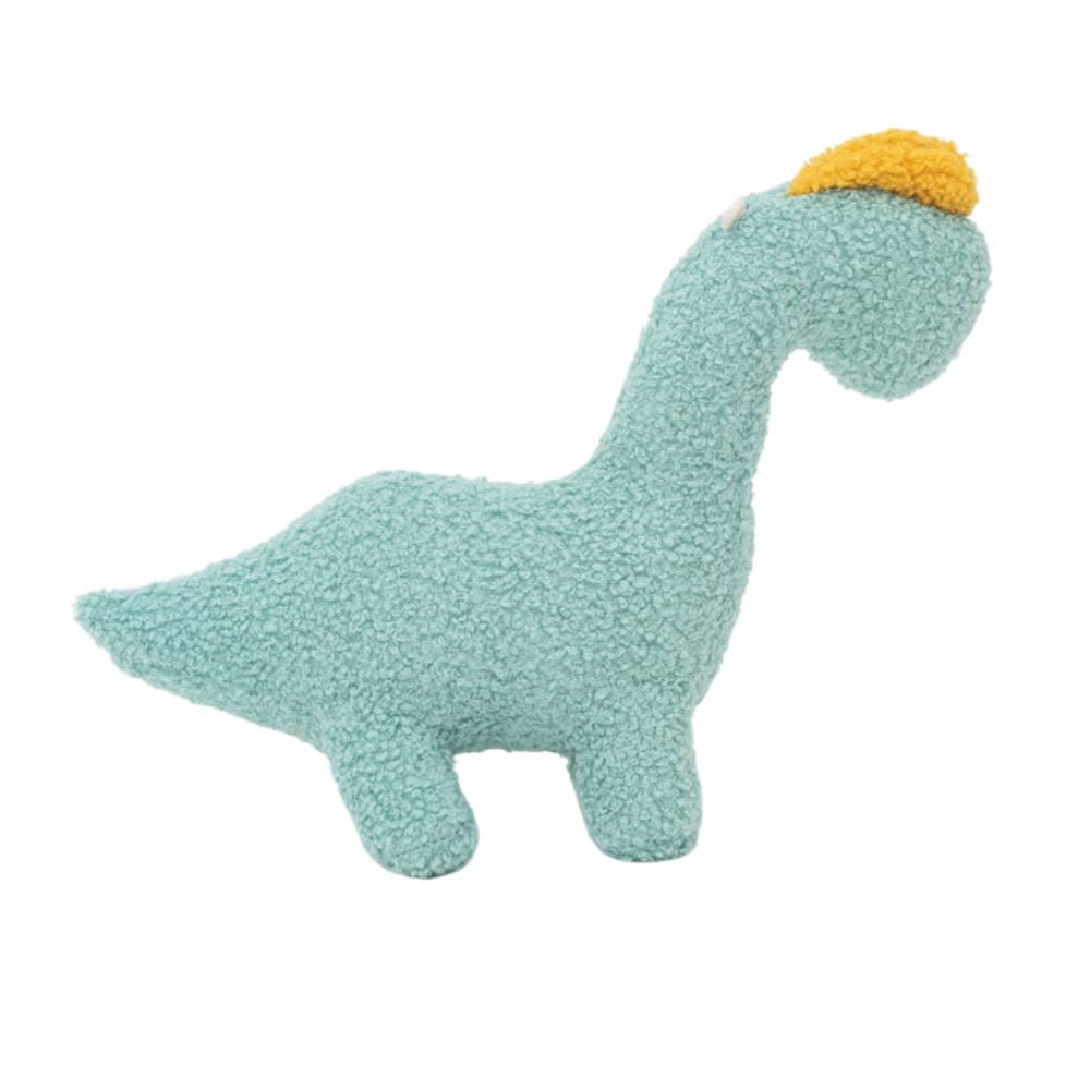 Crochetts Peluche bébé dinosaure 100% coton hipoallergenic vert Vert Pes - Polyester - 13x35x8cm