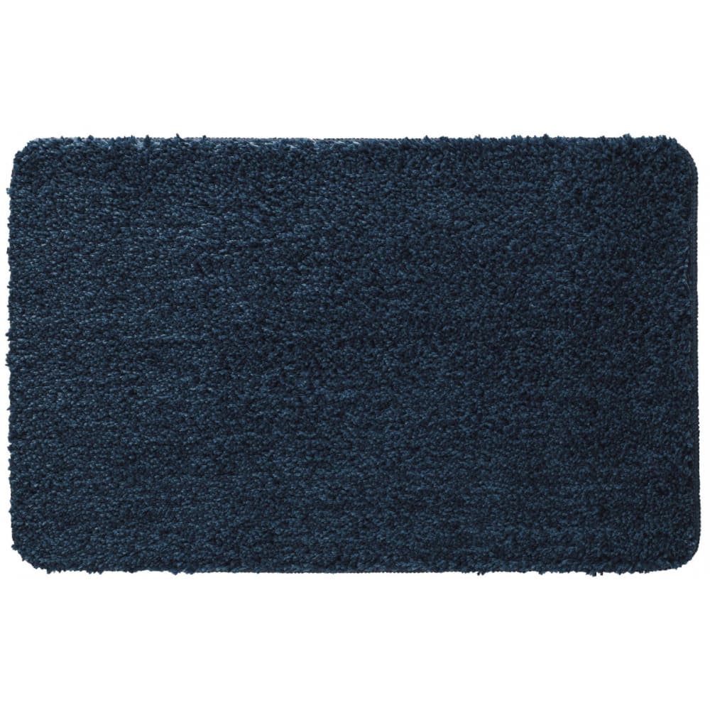 Tapis de bain antidérapant 50x80 tufté bleu 50x80cm