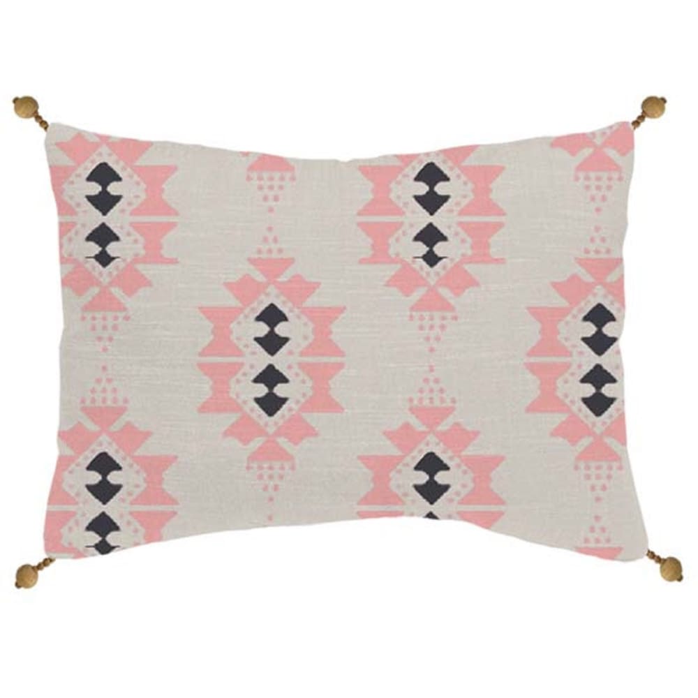 Coussin à motif ethnique coton 30x50cm