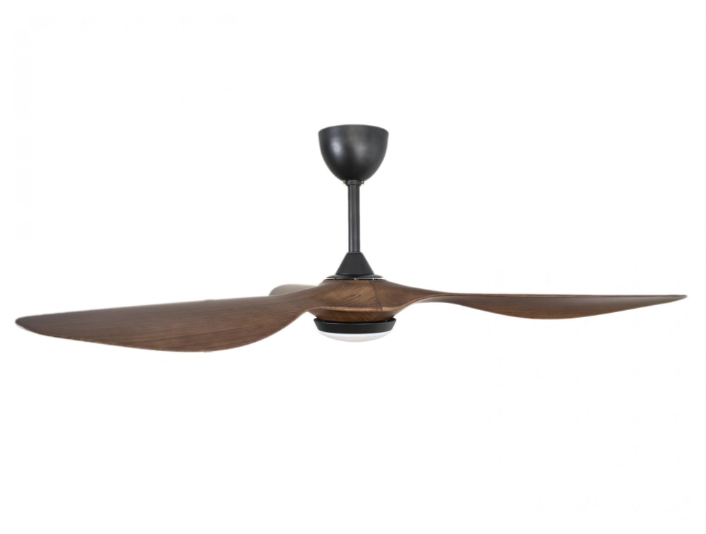 Ventilador de techo DC marrón ultra potente con dimmer - Maisons du Monde
