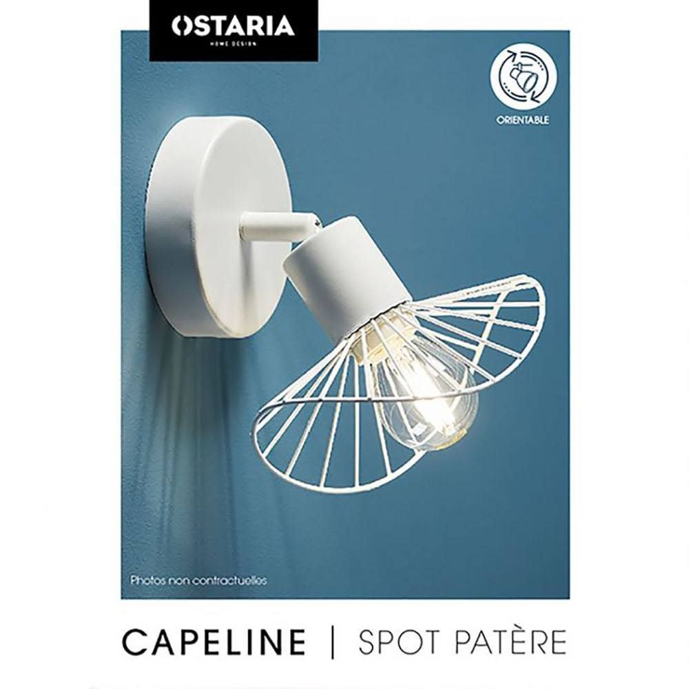 Applique spot orientable blanc — vue 4