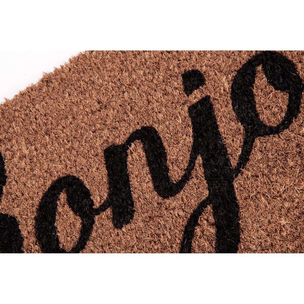 Paillasson rectangulaire en fibre de coco 75x26 cm marron - Maisons du Monde