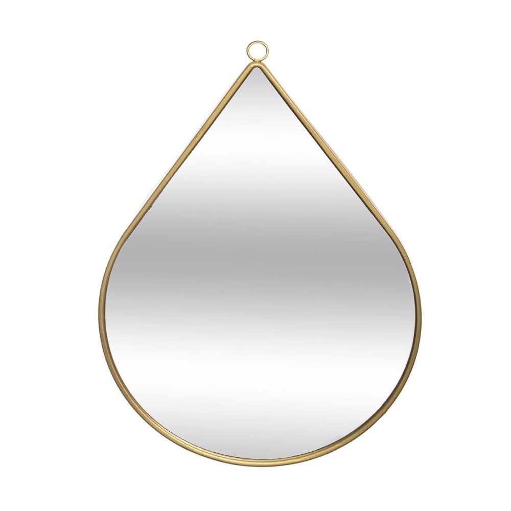 Miroir métal goutte 28x39cm - Maisons du Monde