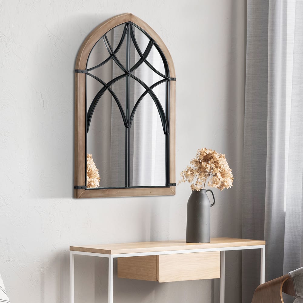 Espejo de pared 93x60x2.5 cm marrón - Maisons du Monde