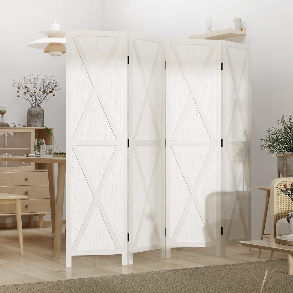 Biombo separador 182x1.8x170 cm blanco - Maisons du Monde