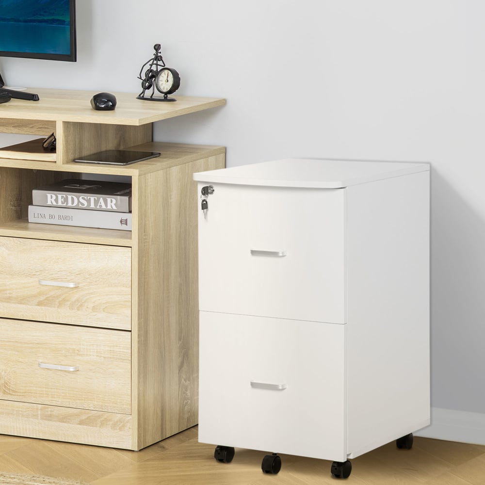 Cajonera de oficina 43x45x72 cm blanco - Maisons du Monde