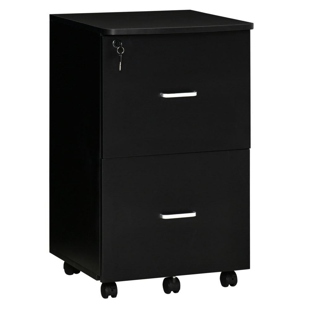Cajonera de oficina 43x45x72 cm negro