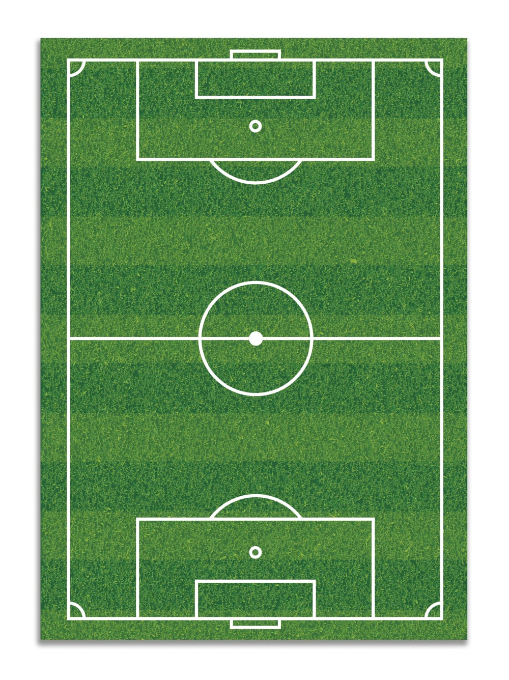 Alfombra vinílica campo de fútbol 120x160 cm