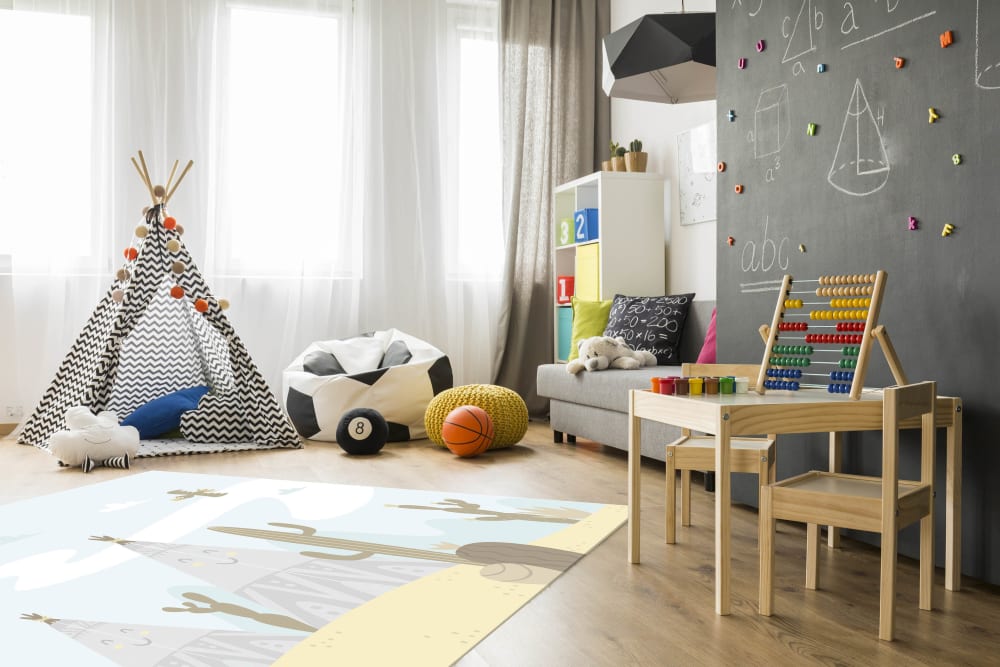 Tapis vinyle enfants du désert 120x170cm — vue 3