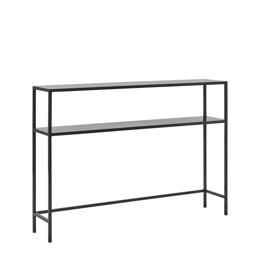 Console en acier noir