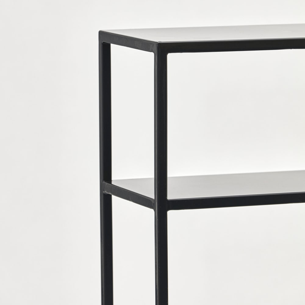 Console en acier noir - Maisons du Monde