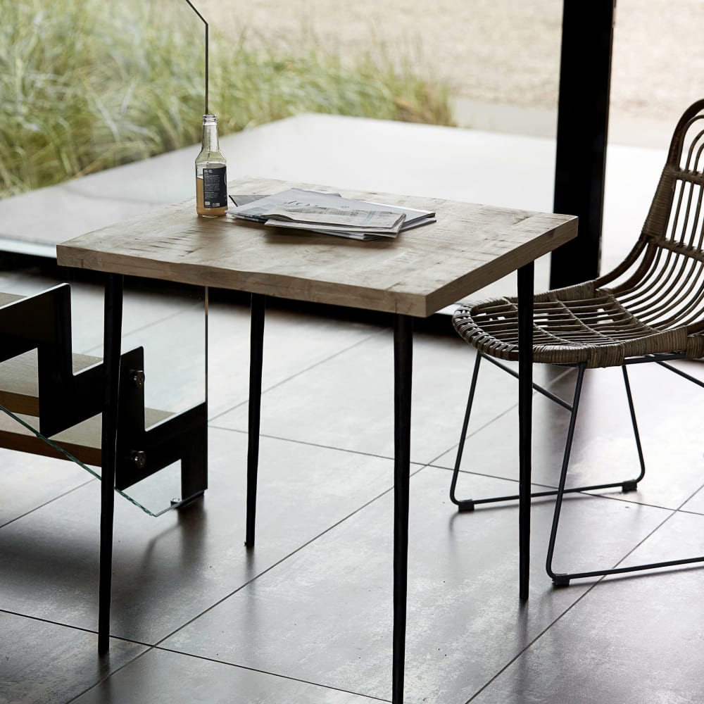 Mesa de comedor de madera beige 4 plazas - Maisons du Monde