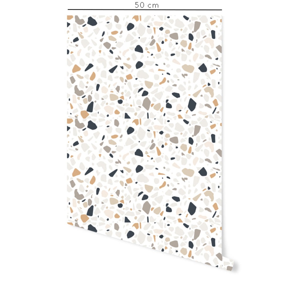 Papier peint vinyle adhésif mosaïque multicolor 50x300 cm — vue 3