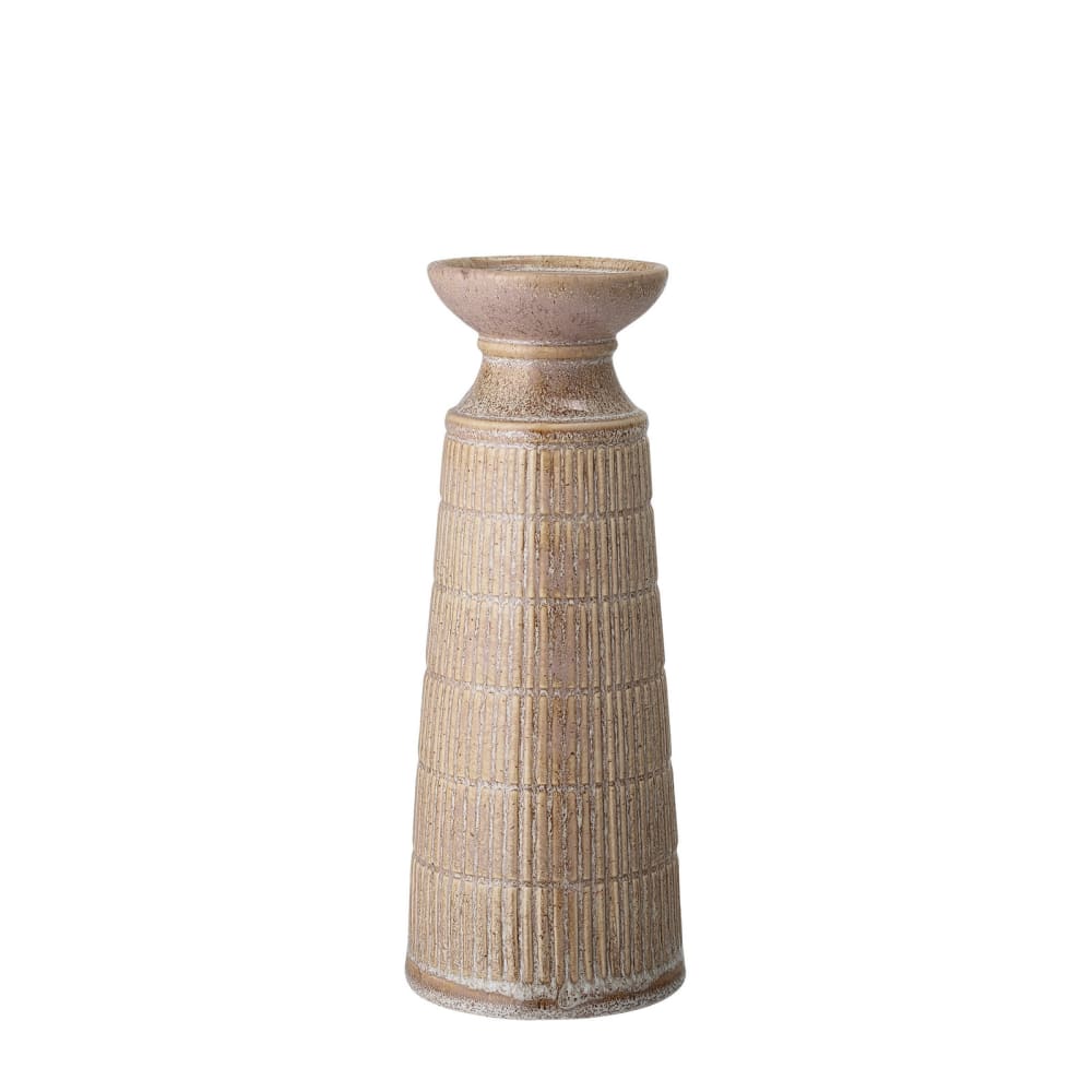 Candelabro de gres beige