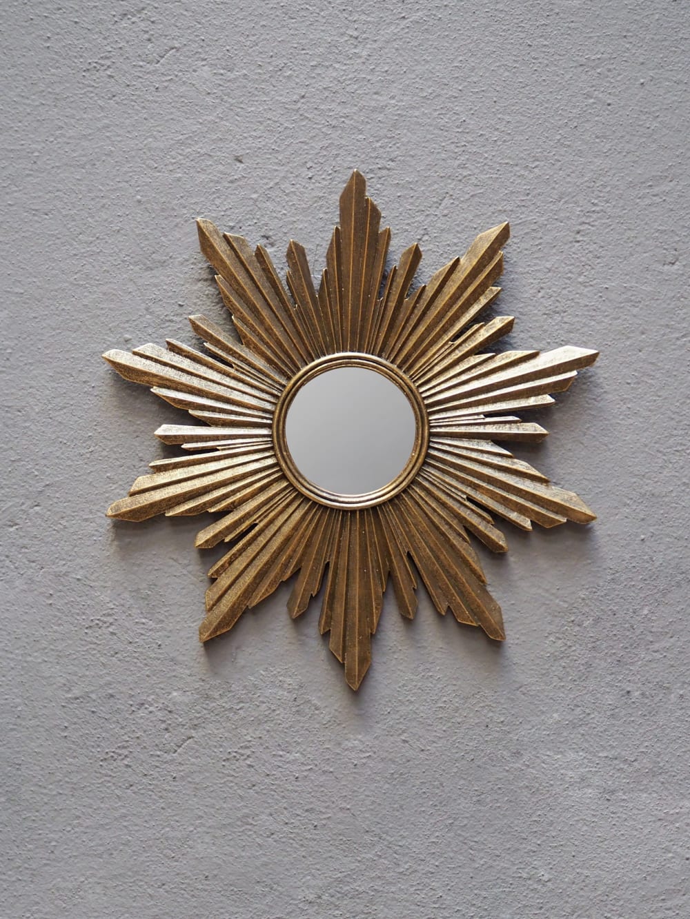 Specchio da sole in resina dorata - Chehoma