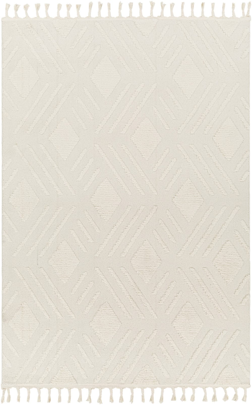 Tapis Berbère Ethnique Ivoire 160x213