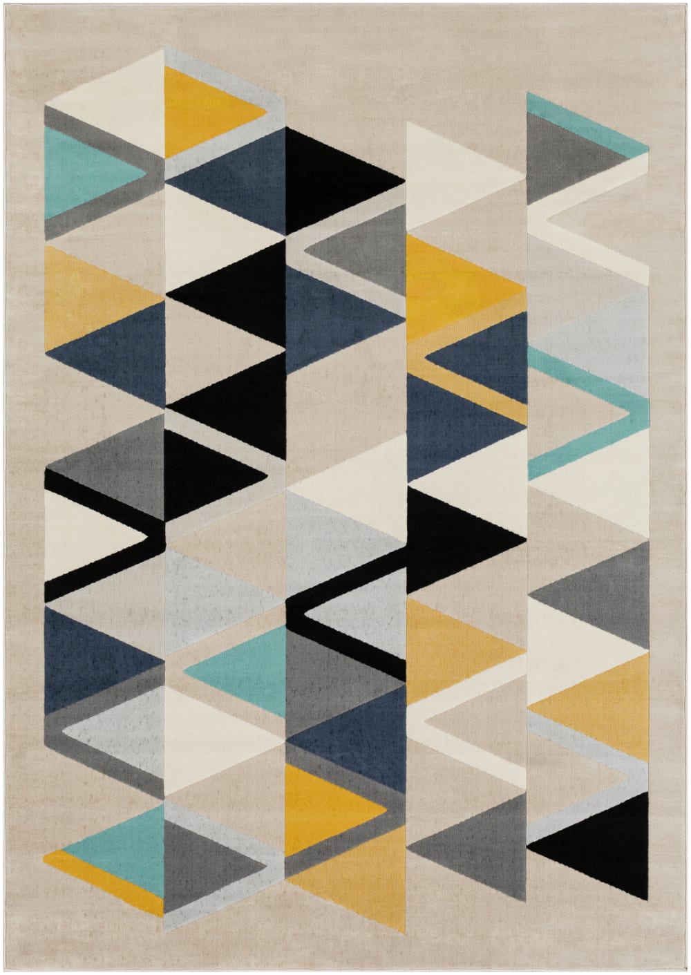 Tapis Scandinave Moderne Multicolore/Gris 120x170