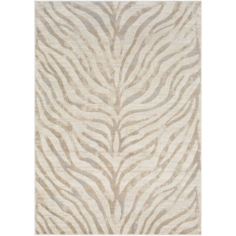 Alfombra zebra bohemia gris/beige 120x170 - Maisons du Monde