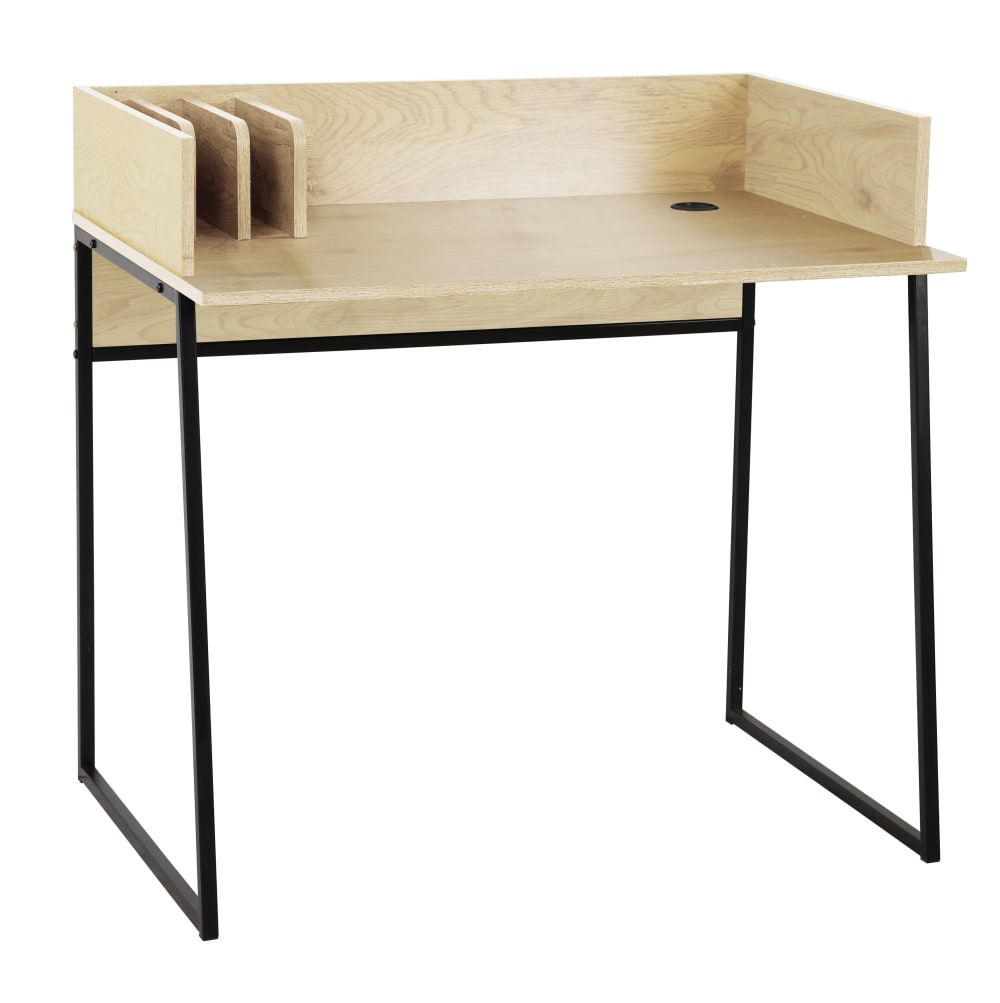 Schreibtisch aus Holz und Metall Beige - Maisons Du Monde