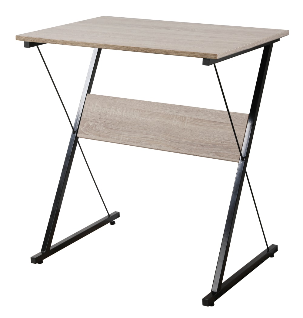 Bureau en métal et bois crème - Maisons du Monde