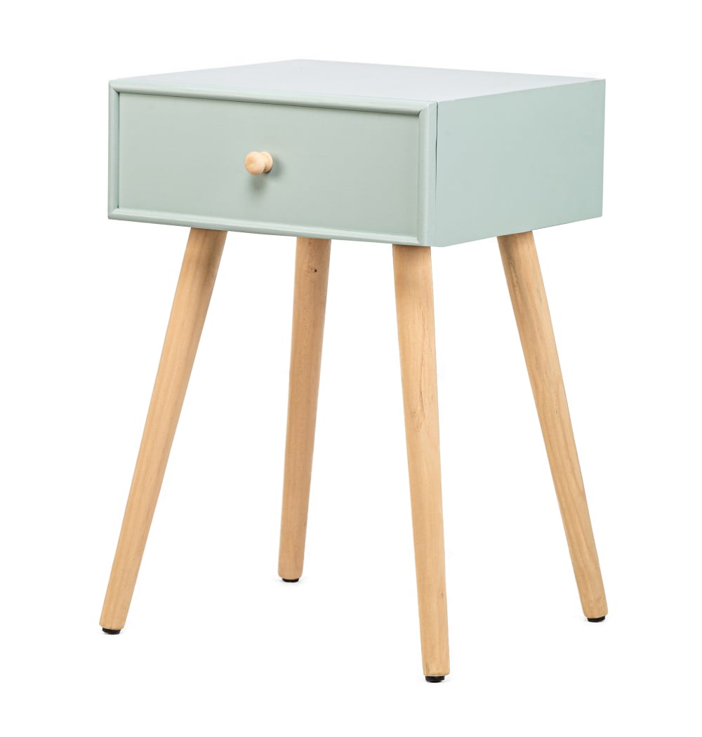 Nachttisch 1 Schublade aus Holz Grün - Maisons Du Monde