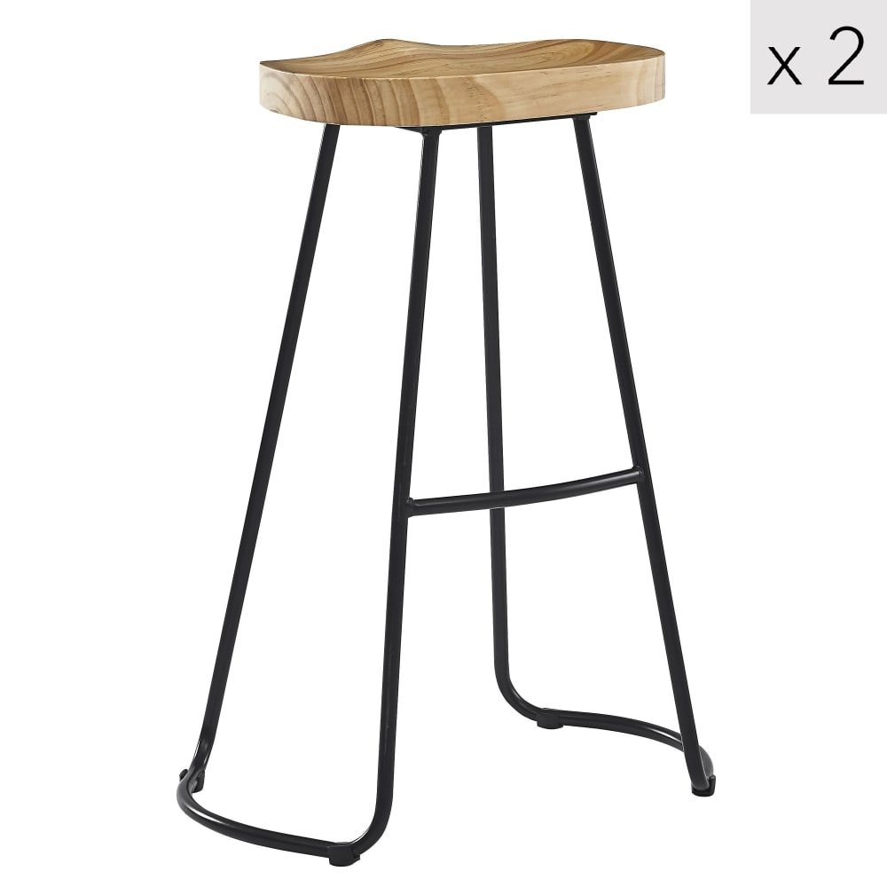 Lot de 2 tabourets de