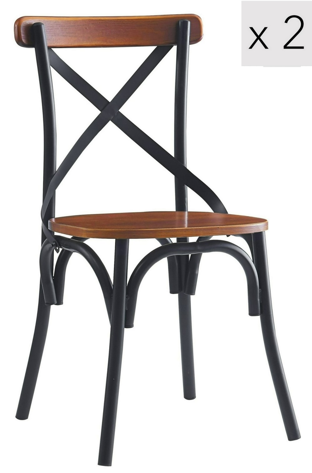 Lot 2 chaises salle