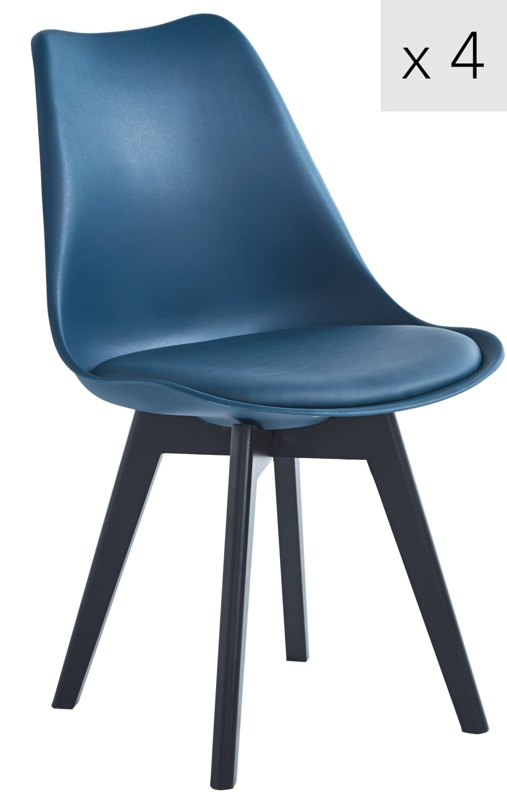 Lot de 4 chaises scandinaves