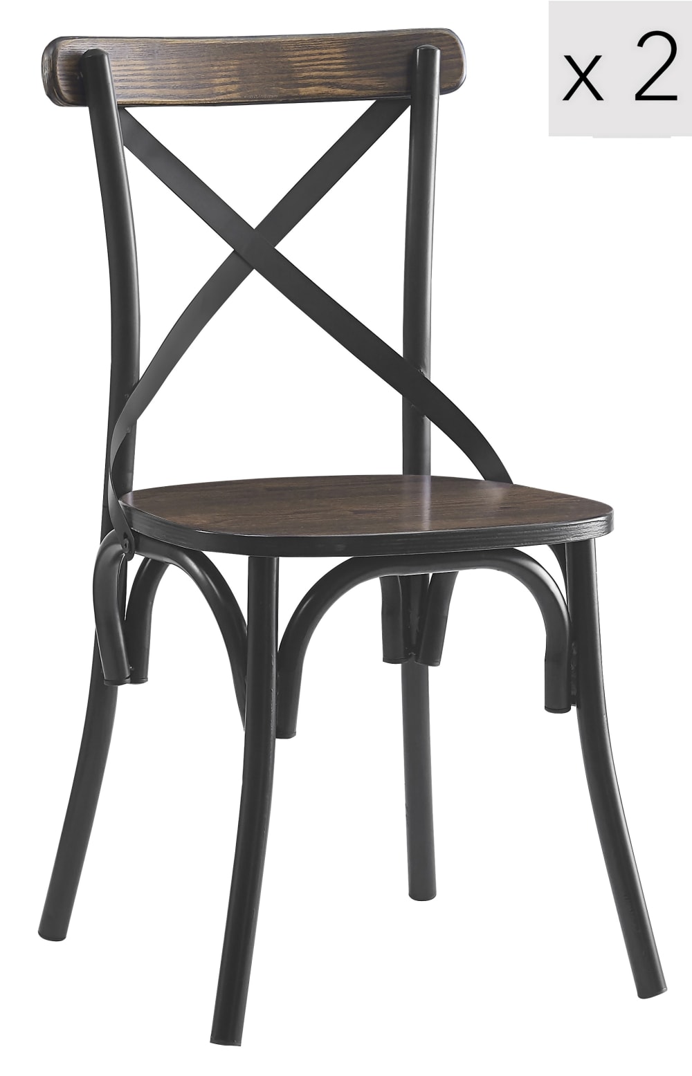 Lot 2 chaises salle