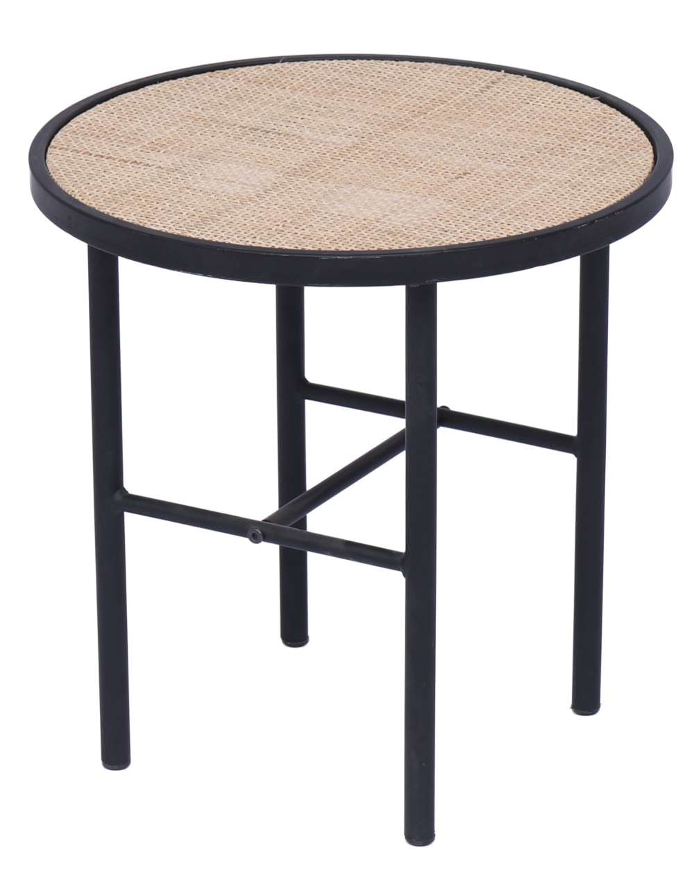 Mesa auxiliar redonda en ratán y aceto - Maisons du Monde