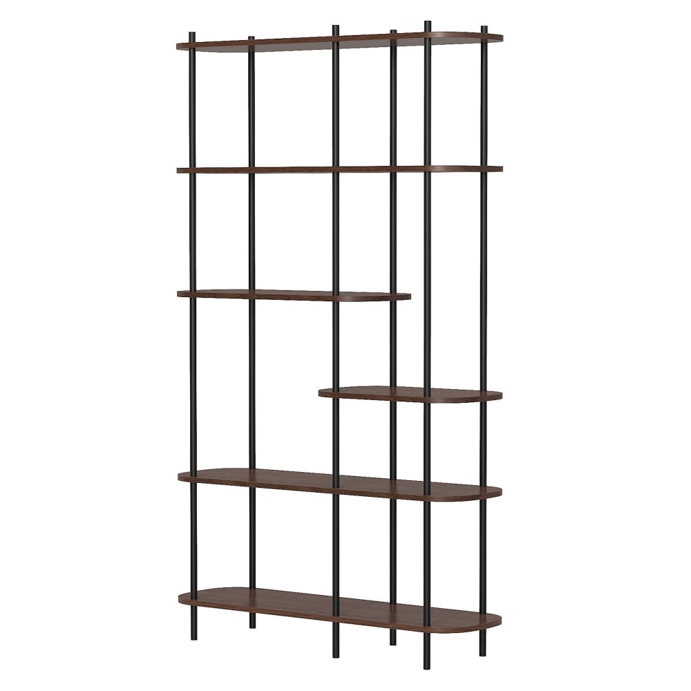 Nordlys Librería en acero y madera