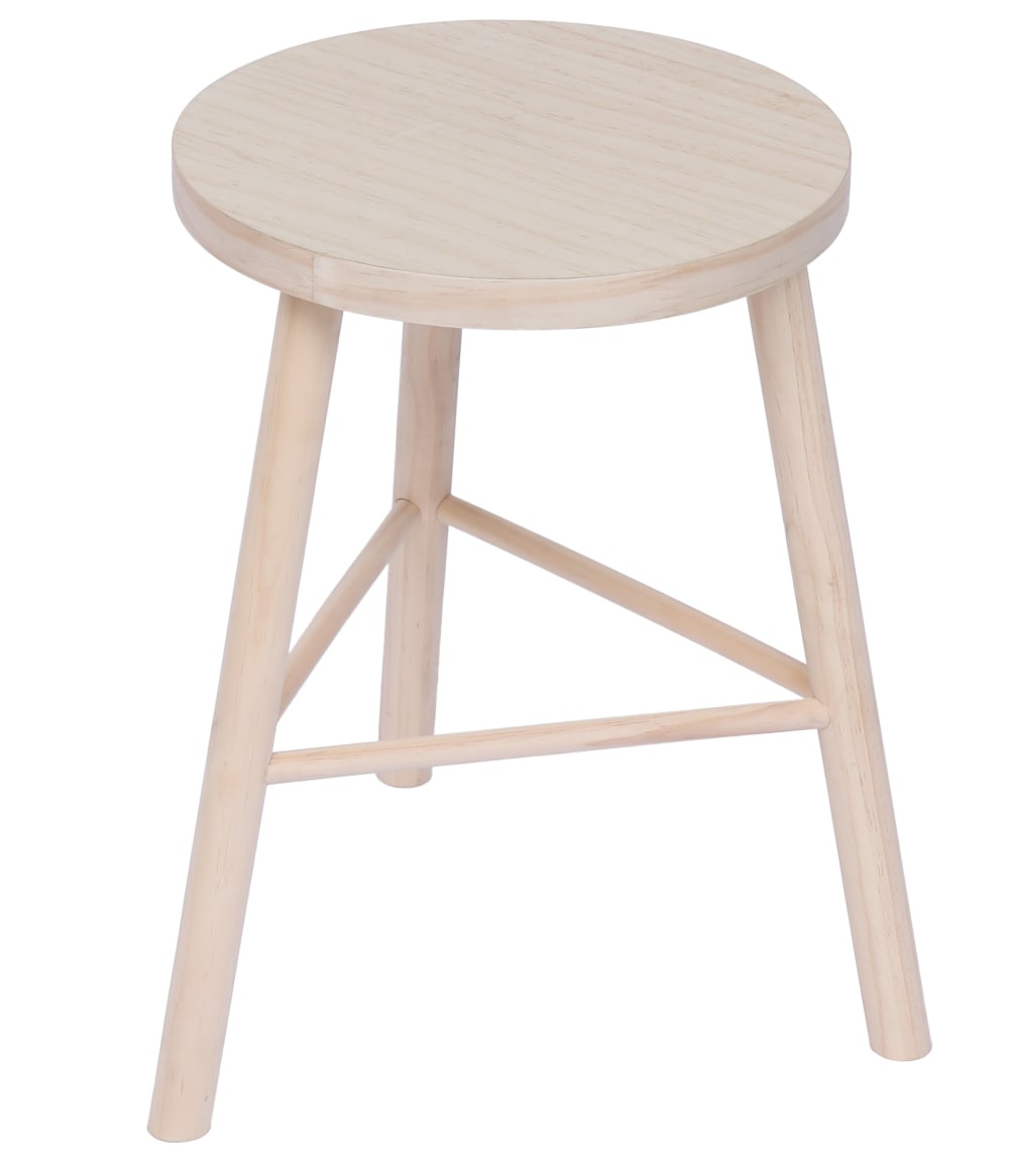 Tabouret en pin massif