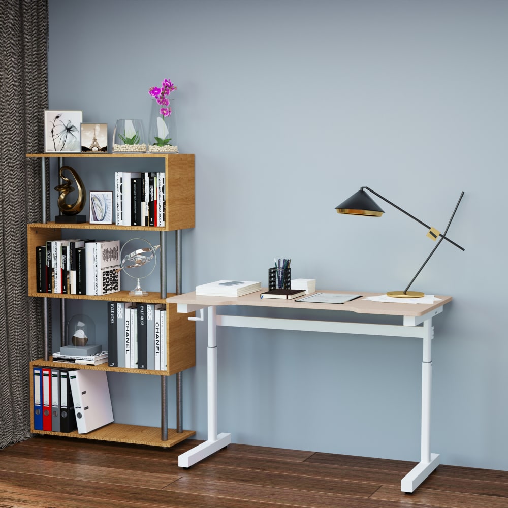 Escritorio de pie 120x60x117 cm madera natural - Maisons du Monde