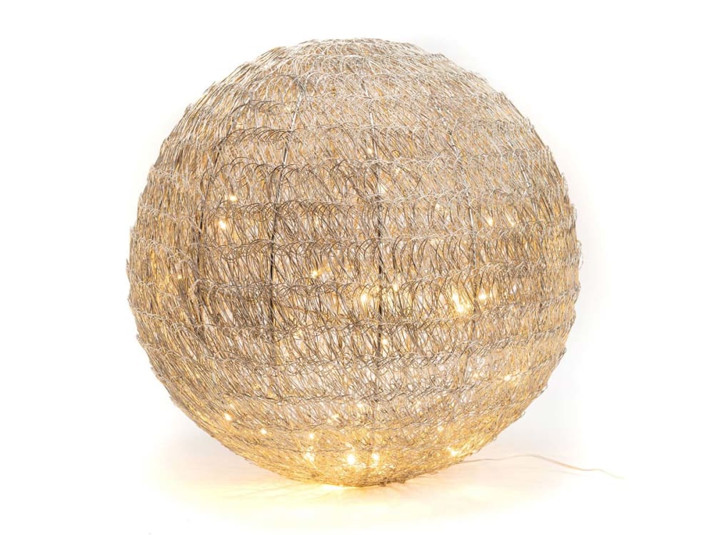 Amadeus Lampe à poser boule led - amadeus Marron Métal