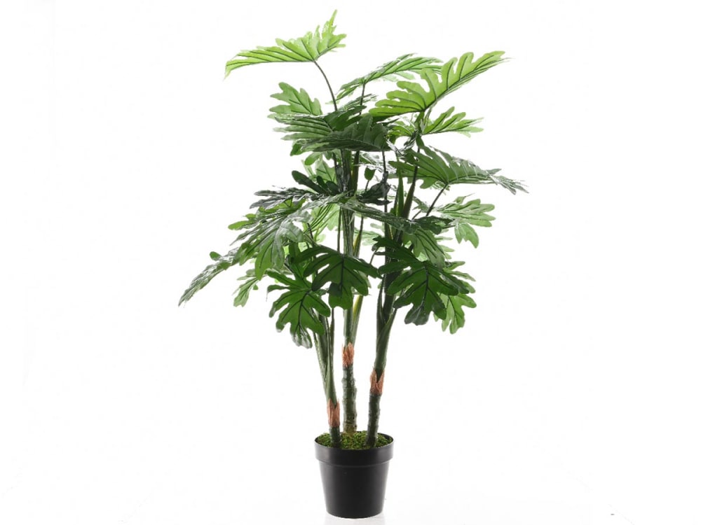 Philodendron artificiel - plastique vert