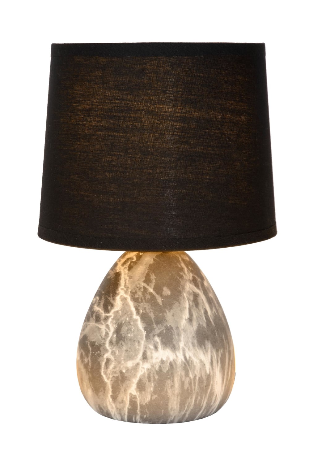 Lámpara de mesa de cerámica 1xe14, negro