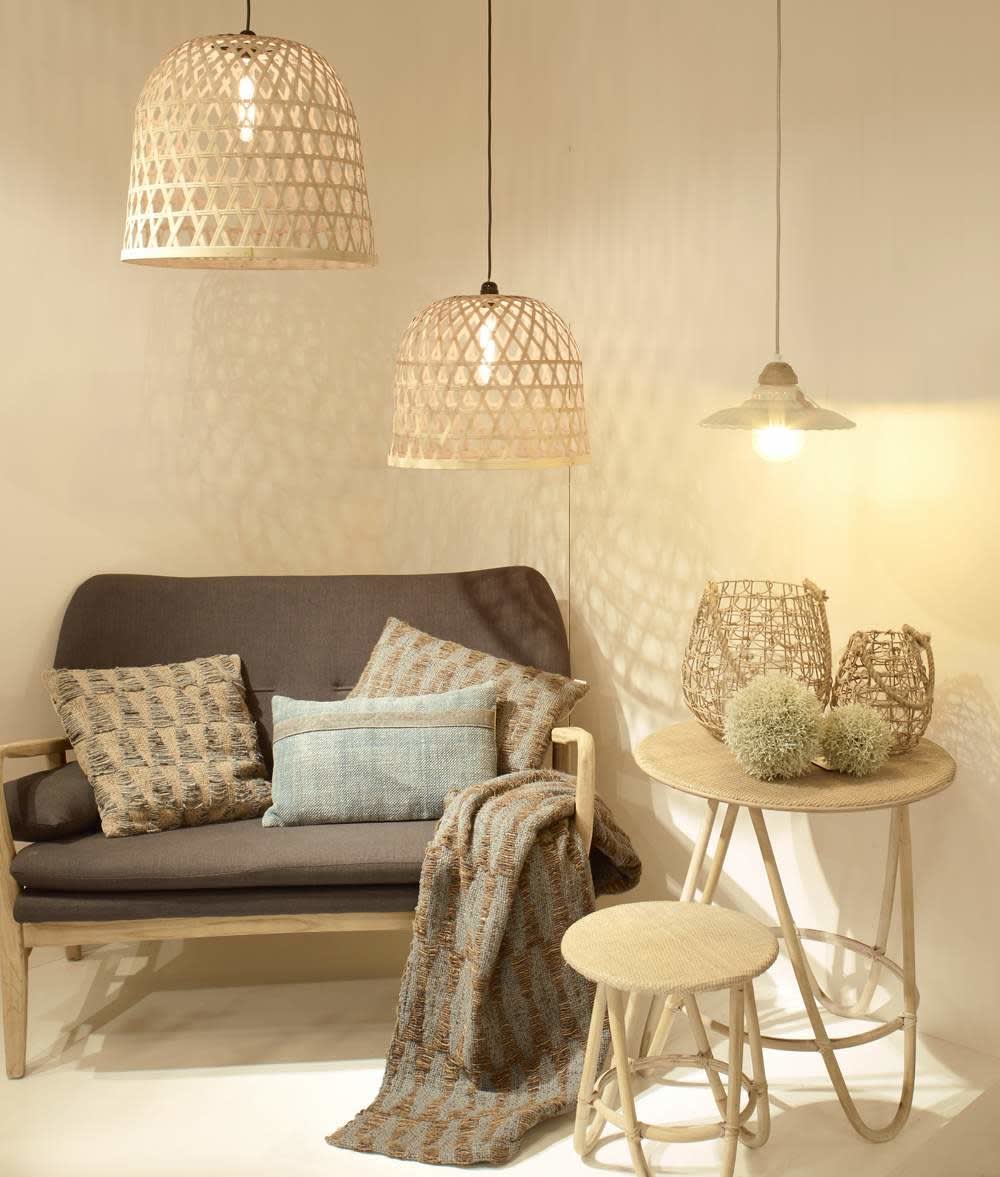 Decoración colgante de bambú beige - Maisons du Monde
