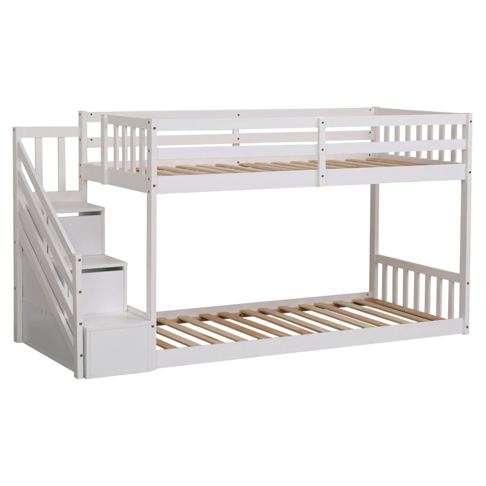 Letto a castello per bambini 190x90cm bianco - Modello Esotico - Maisons du Monde