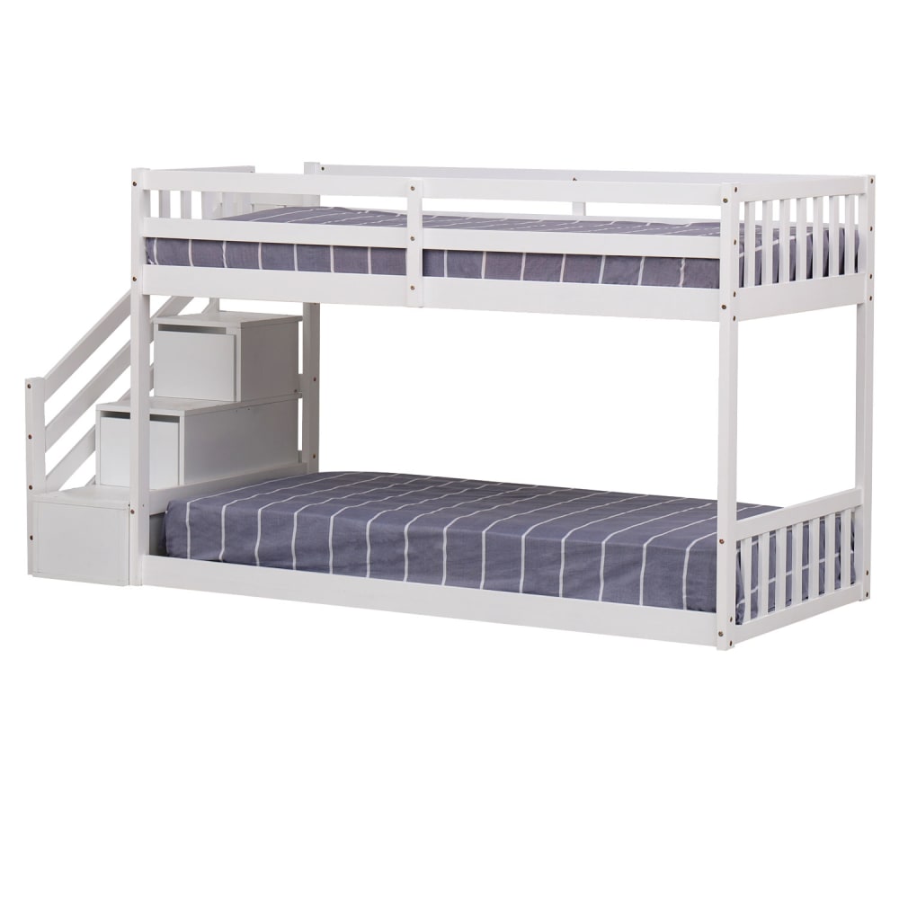 Etagenbett für Kinder 190x90cm weiß - Maisons Du Monde