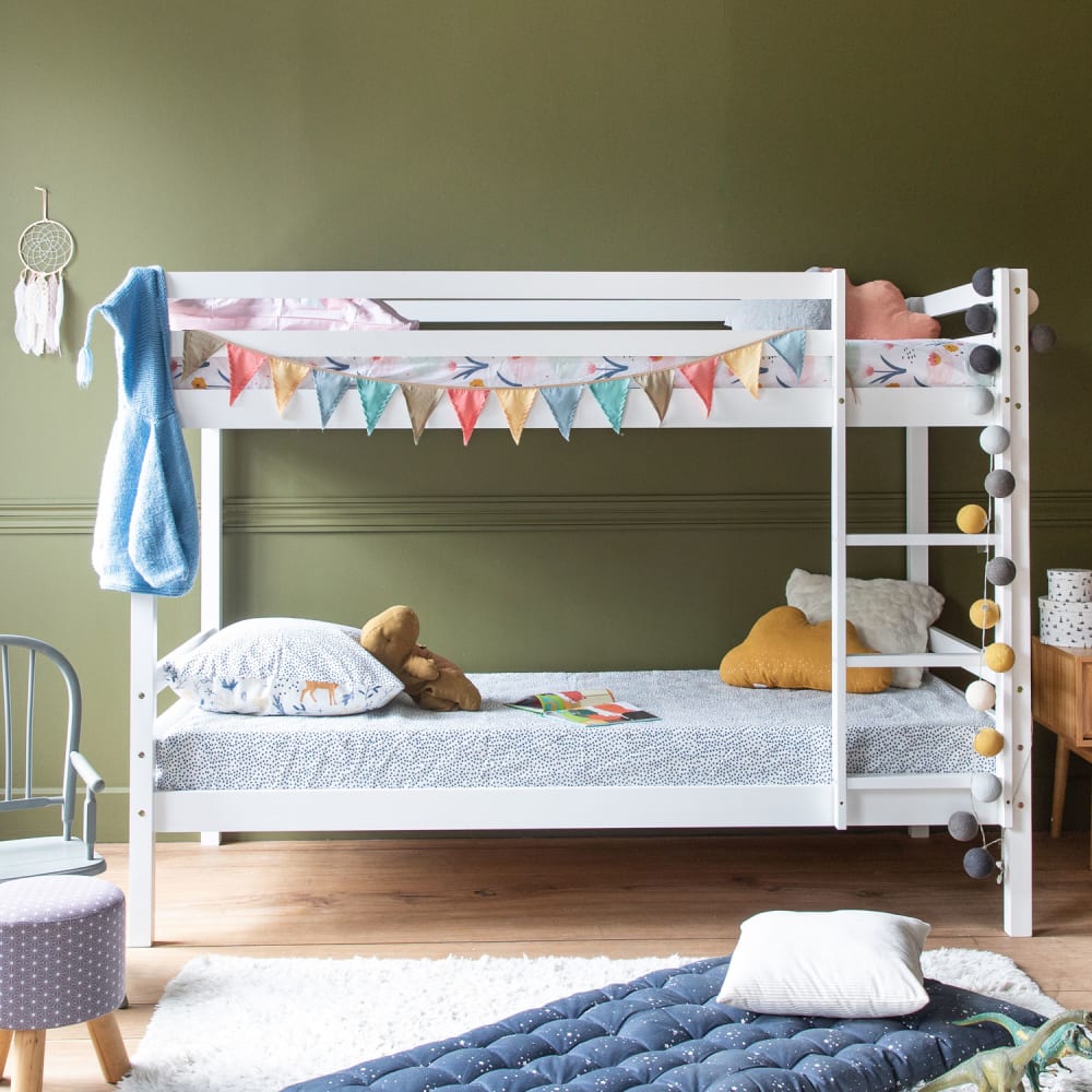 Letto a castello per bambini 190x90cm bianco - Modello Esotico - Maisons du Monde