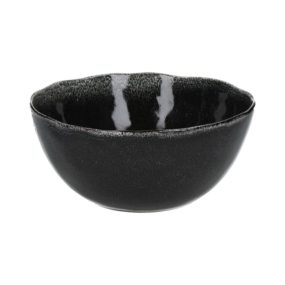 Saladier en grès noir